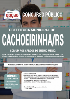 Apostila Prefeitura de Cachoeirinha - RS - Comum aos Cargos de Ensino Médio