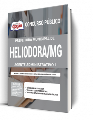 Apostila Prefeitura de Heliodora - MG - Agente Administrativo I