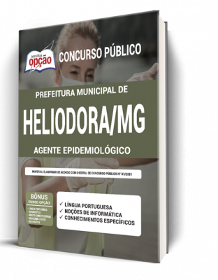 Apostila Prefeitura de Heliodora - MG - Agente Epidemiológico