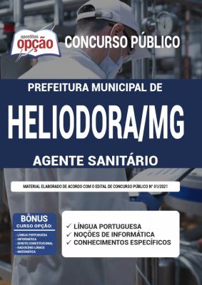 Apostila Prefeitura de Heliodora - MG - Agente Sanitário