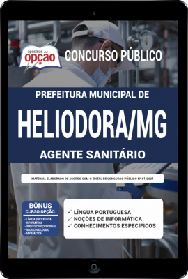 Apostila Prefeitura de Heliodora - MG em PDF - Agente Sanitário