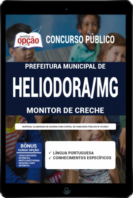 Apostila Prefeitura de Heliodora - MG em PDF - Monitor de Creche