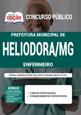 Apostila Prefeitura de Heliodora - MG - Enfermeiro