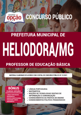 Apostila Prefeitura de Heliodora - MG - Professor de Educação Básica