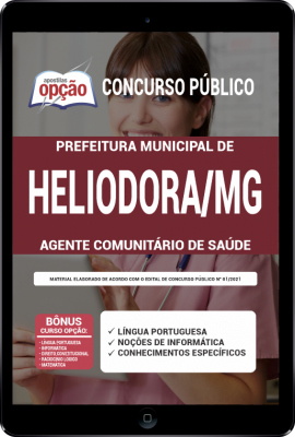 Apostila Prefeitura de Heliodora - MG em PDF - Agente Comunitário de Saúde