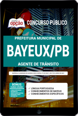 Apostila Prefeitura de Bayeux - PB em PDF - Agente de Trânsito