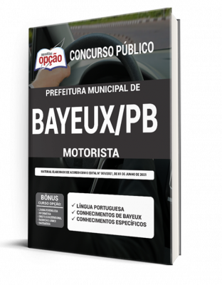 Apostila Prefeitura de Bayeux - PB - Motorista