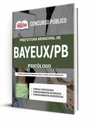 Apostila Prefeitura de Bayeux - PB - Psicólogo