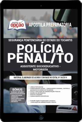 Apostila Policia Penal Segurança Penitenciária - TO em PDF - Assistente Socioeducativo - Motorista