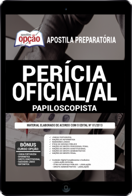 Apostila Perícia Oficial - AL em PDF - Papiloscopista