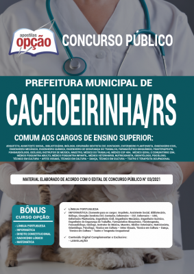 Apostila Prefeitura de Cachoeirinha - RS - Comum aos Cargos de Ensino Superior