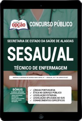 Apostila SESAU-AL em PDF - Técnico de Enfermagem
