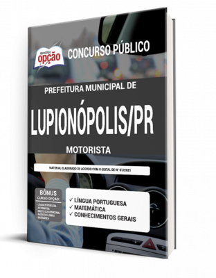 Apostila Prefeitura de Lupionópolis - PR - Motorista