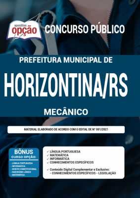 Apostila Prefeitura de Horizontina - RS - Mecânico