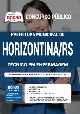 Apostila Prefeitura de Horizontina - RS - Técnico em Enfermagem