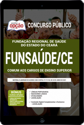 Apostila FUNSAÚDE-CE em PDF - Comum aos Cargos de Ensino Superior