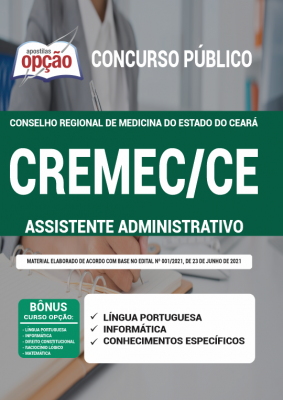 Apostila CREMEC-CE - Assistente Administrativo