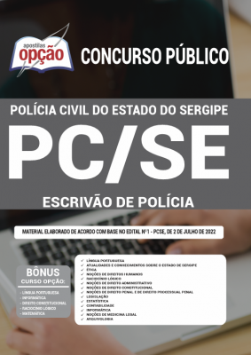 Apostila PC-SE - Escrivão de Polícia