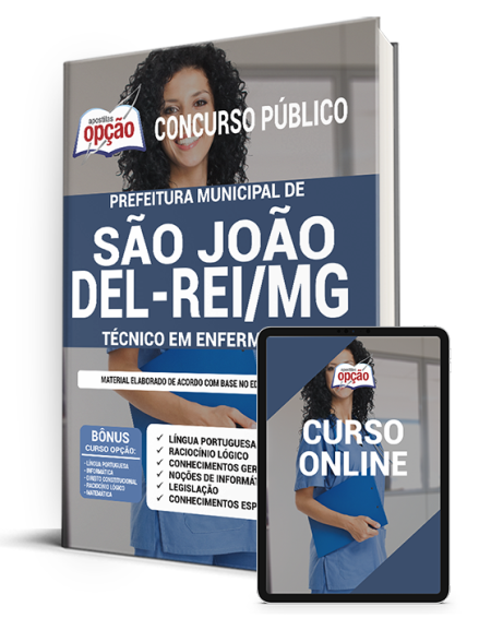 Apostila Pref São João Del-Rei - MG 2021 - Técnico em Enfermagem