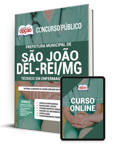 Apostila Pref São João Del-Rei - MG 2021 - Técnico em Enfermagem (ESF)