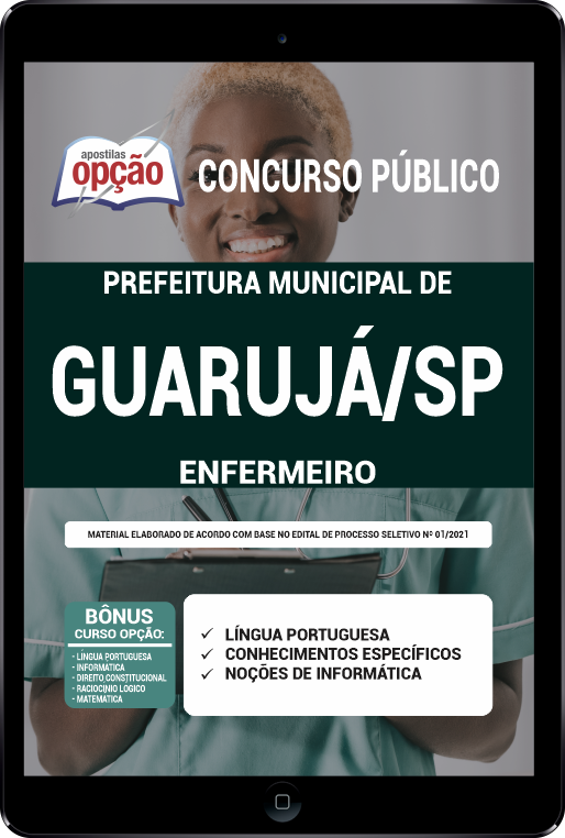 Apostila Prefeitura de Guarujá - SP PDF - Enfermeiro 2021