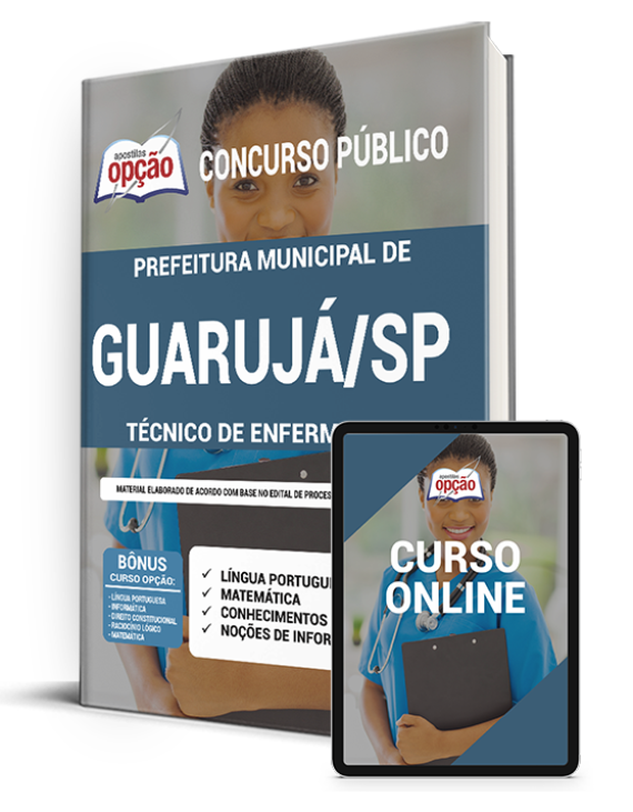 Apostila Prefeitura de Guarujá - SP 2021 - Técnico de Enfermagem