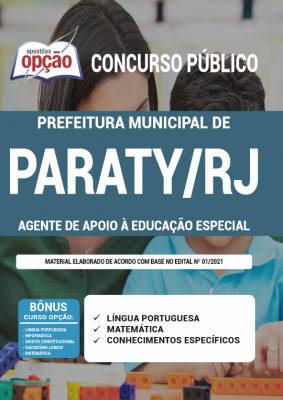 Apostila Prefeitura de Paraty - RJ - Agente de Apoio à Educação Especial