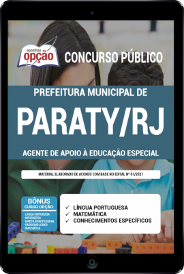 Apostila Prefeitura de Paraty - RJ em PDF - Agente de Apoio à Educação Especial