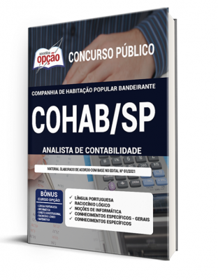 Apostila COHAB-SP - Analista de Contabilidade