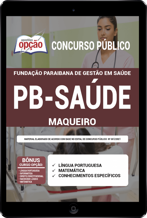 Apostila PB SAÚDE PDF - Maqueiro 2021