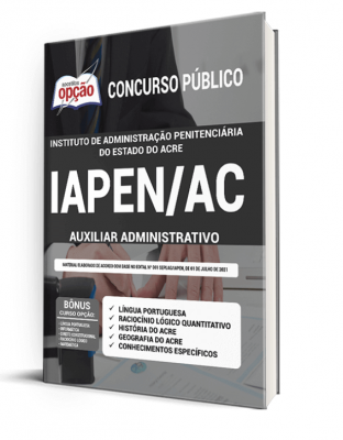 Apostila IAPEN-AC - Auxiliar Administrativo 