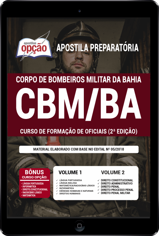 Apostila CBM-BA PDF - Curso de Formação de Oficiais (2ª Edição) 2021