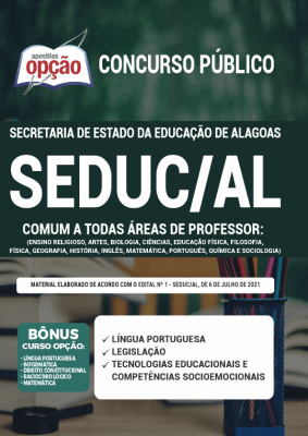 Apostila SEDUC-AL - Comum a Todas Áreas de Professor