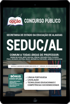 Apostila SEDUC-AL em PDF - Comum a Todas Áreas de Professor