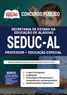 Apostila SEDUC-AL - Professor - Educação Especial