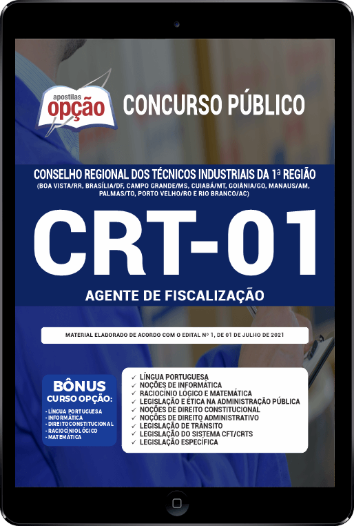 Apostila CRT 1 PDF - Agente de Fiscalização 2021