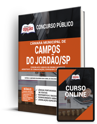 Apostila Câmara de Campos do Jordão - SP 2021 - Ensino Superior
