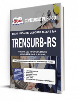 Apostila TRENSURB-RS - Comum aos Cargos de Ensino Médio/Técnico e Superior