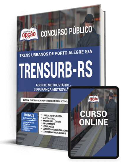 Apostila TRENSURB-RS 2021 - Agente Metroviário - Segurança Metroviária