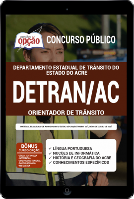 Apostila DETRAN-AC em PDF - Orientador de Trânsito