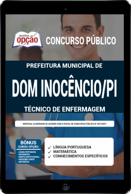 Apostila Prefeitura de Dom Inocêncio - PI em PDF - Técnico de Enfermagem