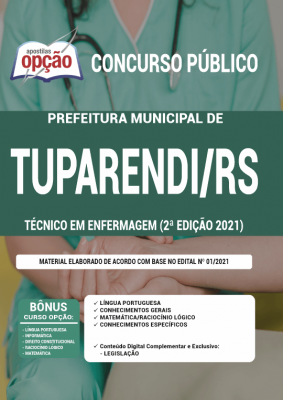 Apostila Prefeitura de Tuparendi - RS - Técnico em Enfermagem (2ª Edição)