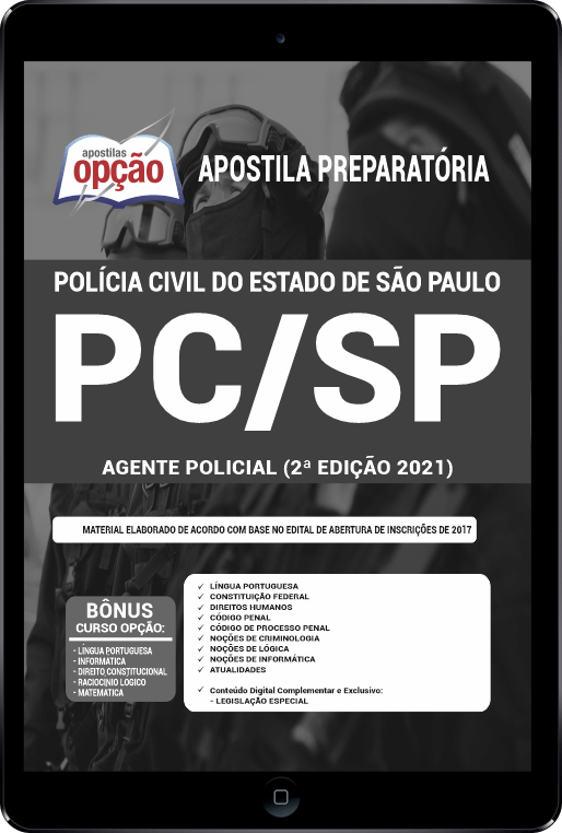 Apostila PC-SP em PDF - Agente Policial 2021 (2ª Edição)