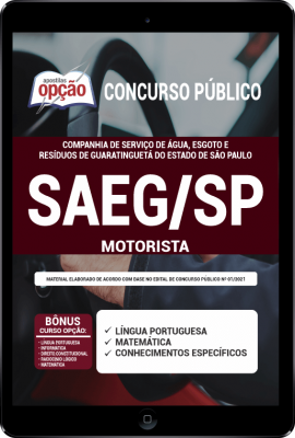 Apostila SAEG-SP em PDF - Motorista