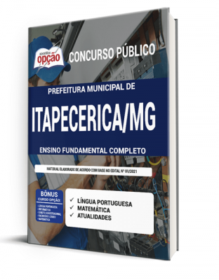 Apostila Prefeitura de Itapecerica - MG  - Ensino Fundamental Completo