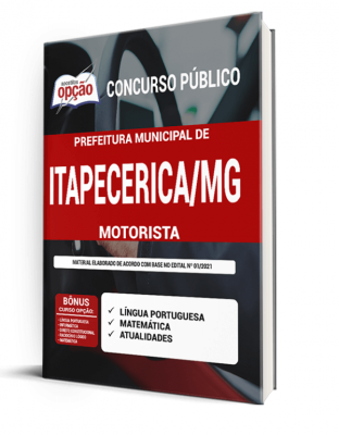 Apostila Prefeitura de Itapecerica - MG  - Motorista