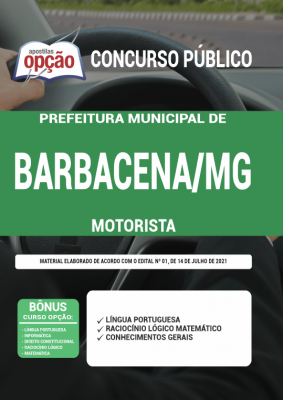 Apostila Câmara de Barbacena - MG - Motorista