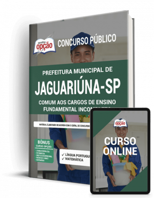 Apostila Prefeitura de Jaguariúna - SP - Comum aos Cargos de Ensino Fundamental Incompleto