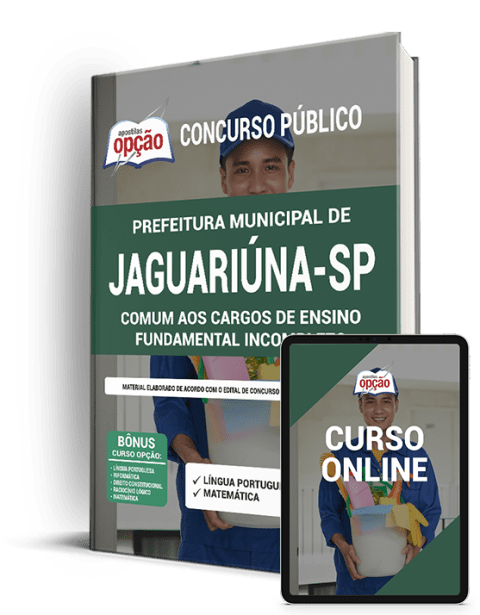 Apostila Pref Jaguariúna - SP 2021 - Ensino Fund Incomp