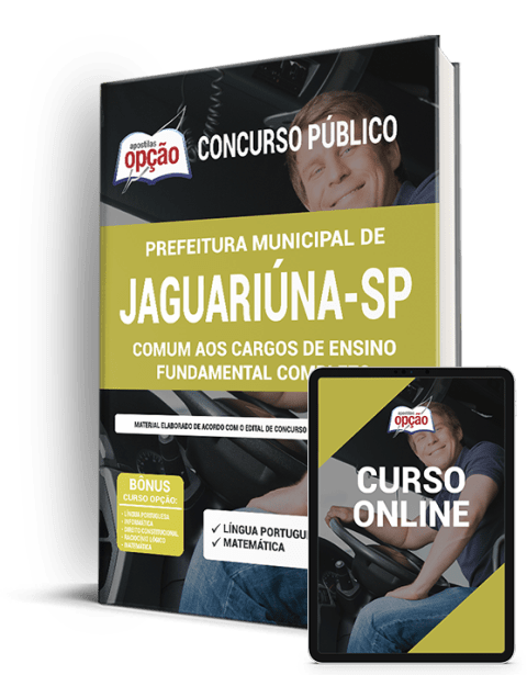 Apostila Pref Jaguariúna - SP 2021 - Cargos de Ensino Fundamental Comp